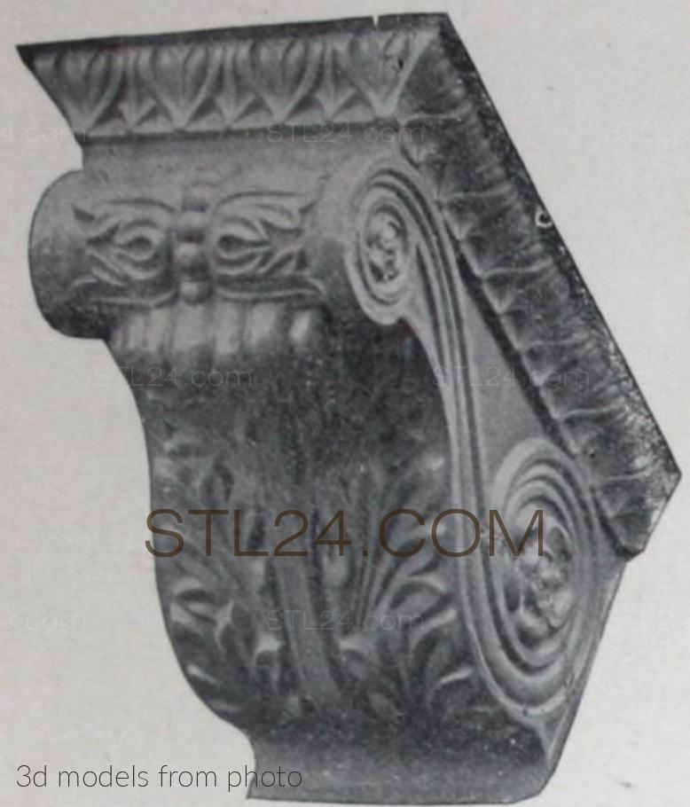 Кронштейны (CORBEL_0518 -  | 3D model 3DSMAX / OBJ / STL) 3D модель для ЧПУ станка